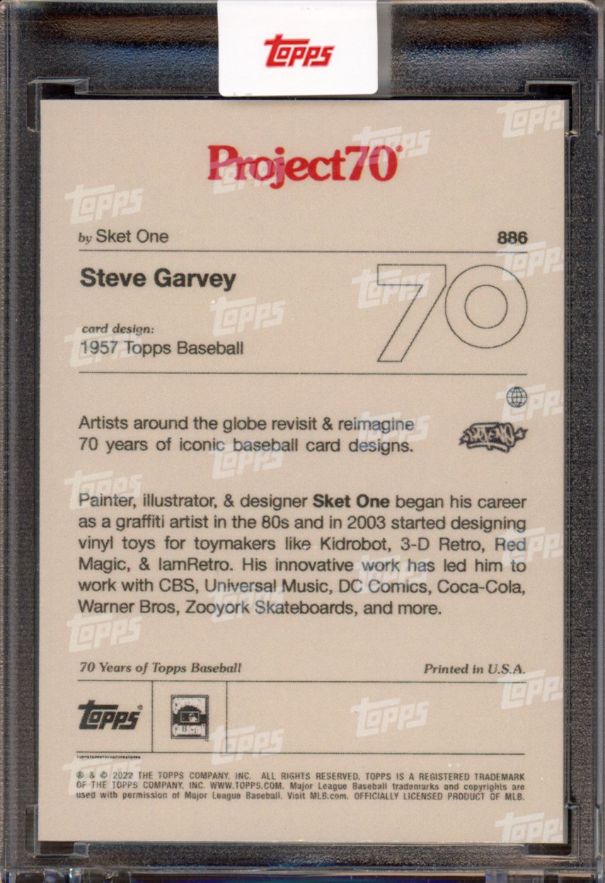 2021 Topps Project 70 Steve Garvey Sket One 886