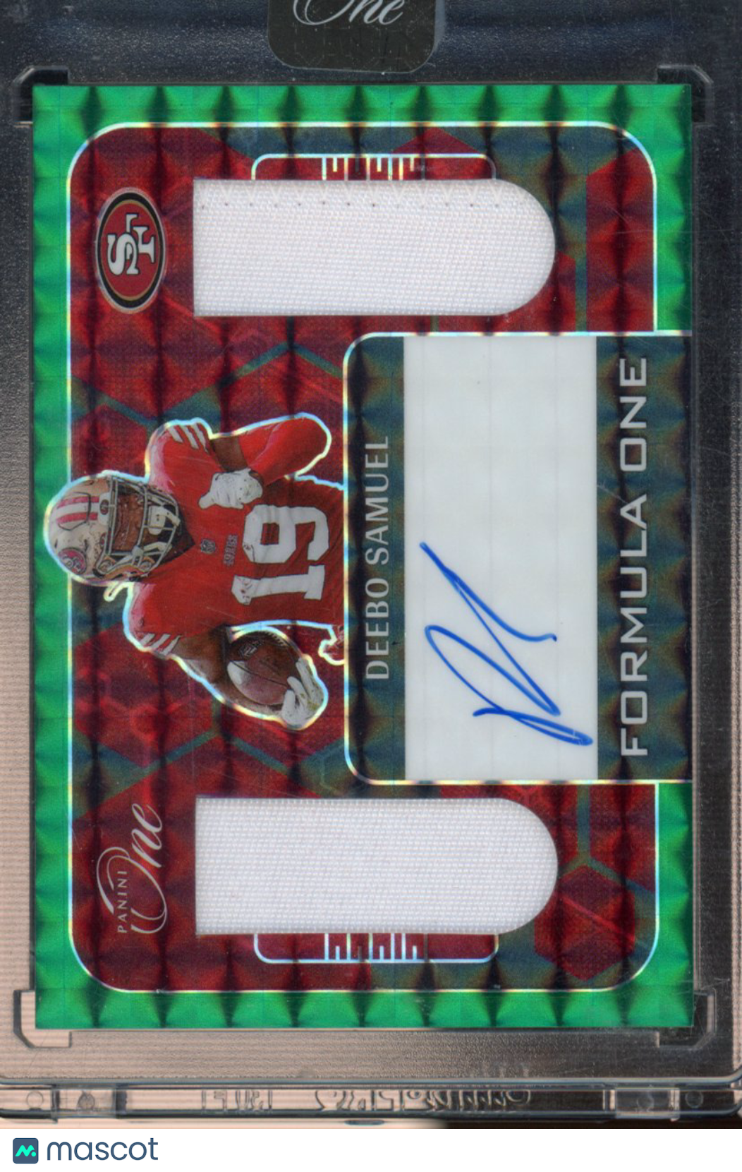 2022 Panini One Deebo Samuel Formula One Patch Auto 03/25