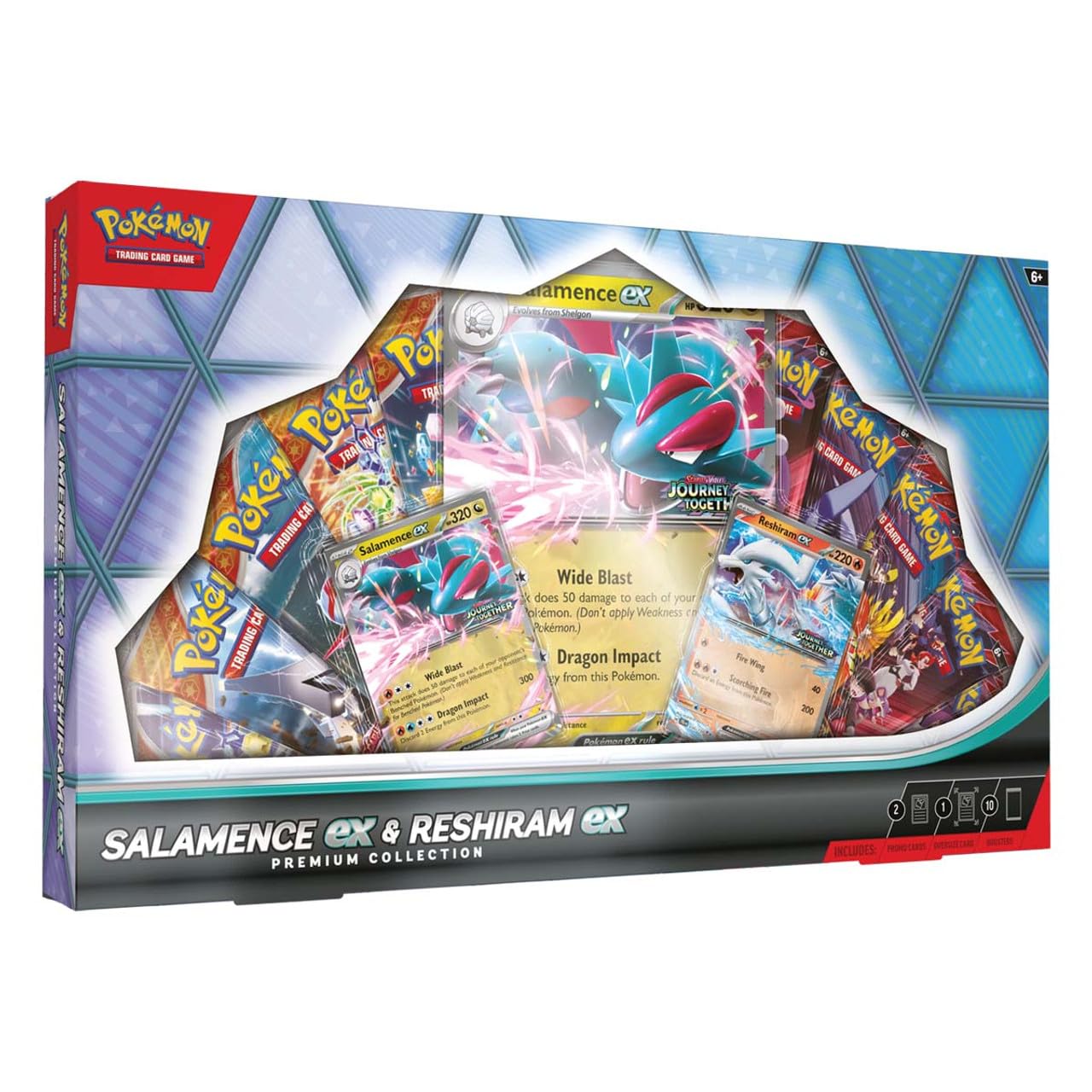Salamence ex & Reshiram ex Box