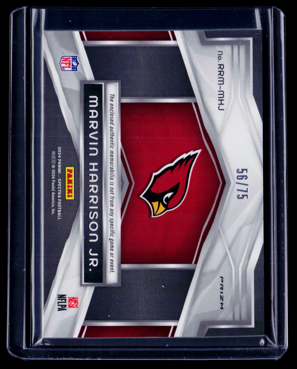 2024 Spectra Marvin Harrison Jr. Celestial Dual Patch 56/75