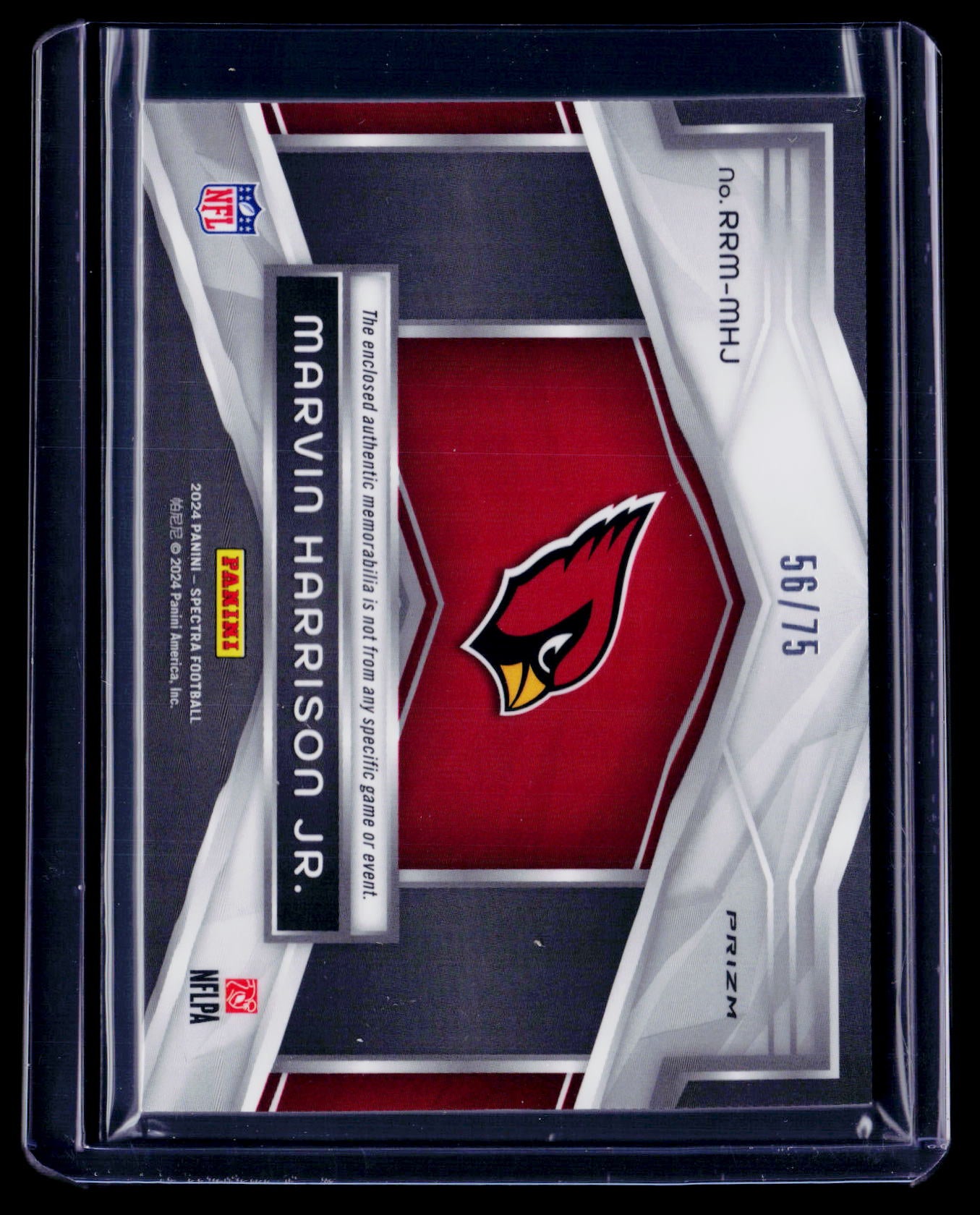 2024 Spectra Marvin Harrison Jr. Celestial Dual Patch 56/75