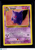 Pokemon Gengar Unlimited Fossil Non Holo 20 62