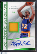 2025 Leaf In The Game Used Magic Johnson Patch Auto 2/4