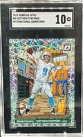 2023 Donruss Optic Mathew Stafford International Downtown