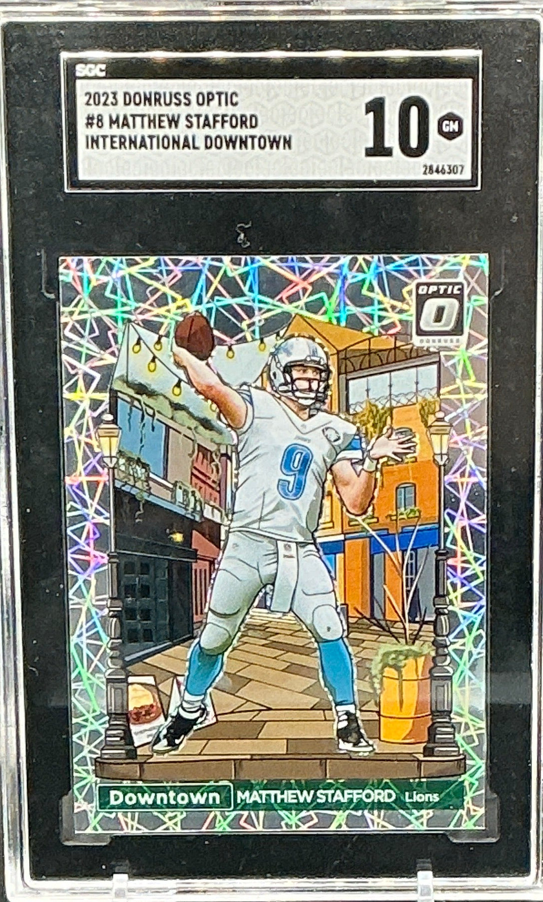 2023 Donruss Optic Mathew Stafford International Downtown