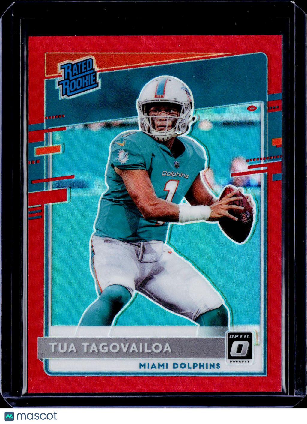 2020 Donruss Optic Tua Tagovailoa Red 37/99 RC