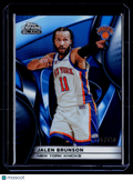 2025 Topps Chrome Black Jalen Brunson Blue Refractor 76/150
