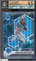 2021 Panini Mosaic Mosaic Genesis Christian McCaffrey NFC #210 BGS 9.5