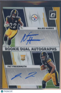 2021 Donruss Optic Najee Harris Pat Freiermuth Dual Auto 21/25 RC
