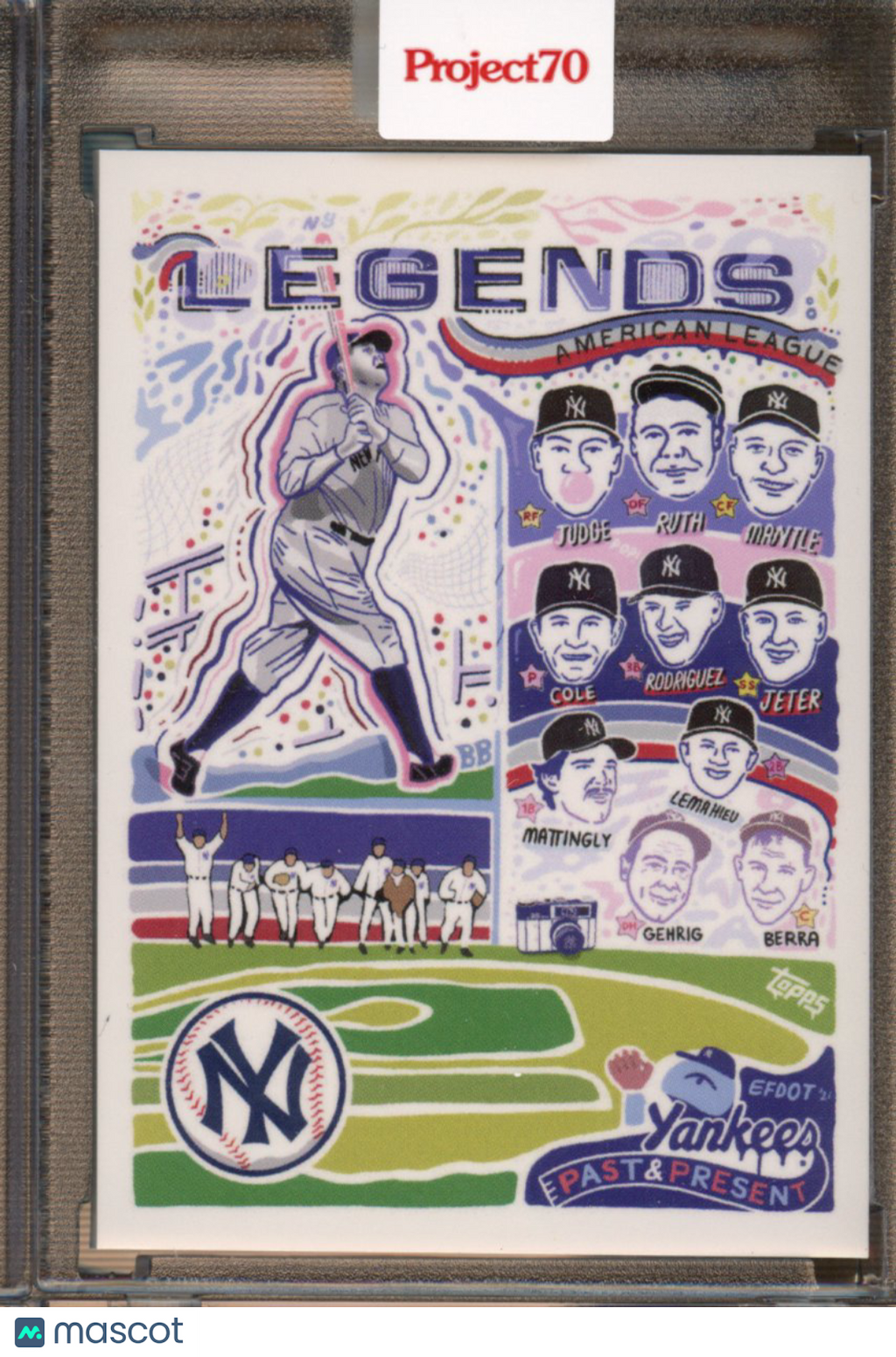 2021 Topps Project 70 New York Yankees Efdot 499