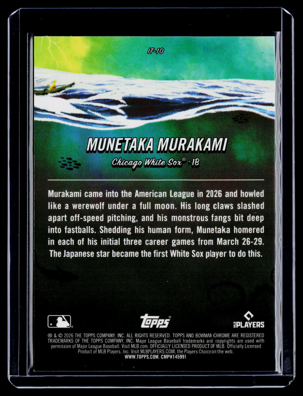 2026 Bowman Munetaka Murakami Rookie It Came To The League RC