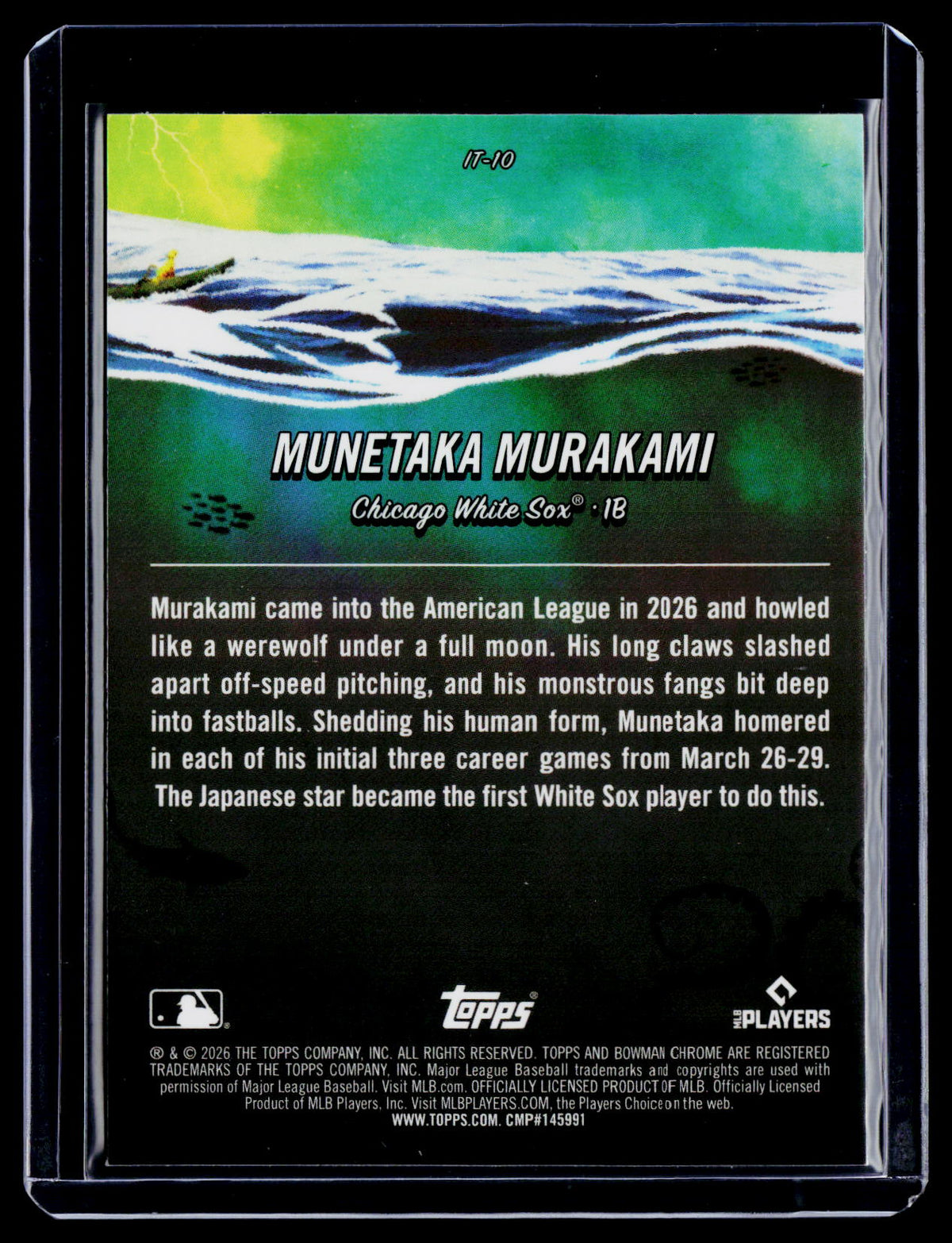 2026 Bowman Munetaka Murakami Rookie It Came To The League RC