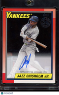 2025 Topps Jazz Chisholm Jr. 1990 Auto Black 06/10