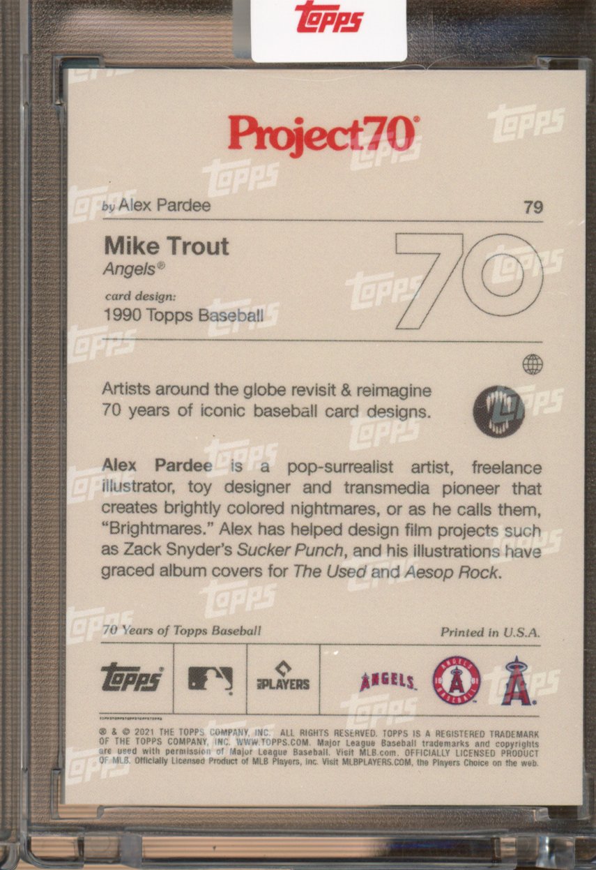 2021 Topps Project 70 Mike Trout Alex Pardee 79