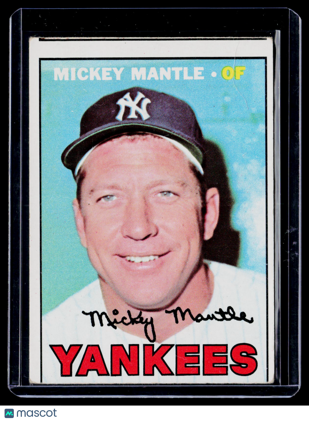 1967 Topps Mickey Mantle 150 Poor Condition