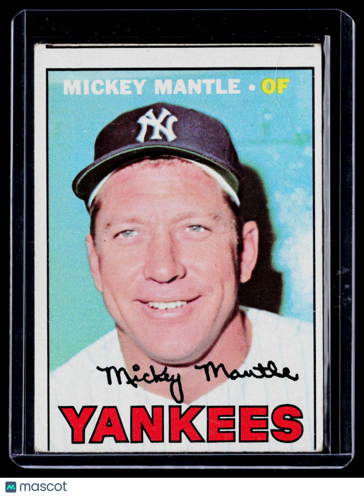 1967 Topps Mickey Mantle 150 Poor Condition