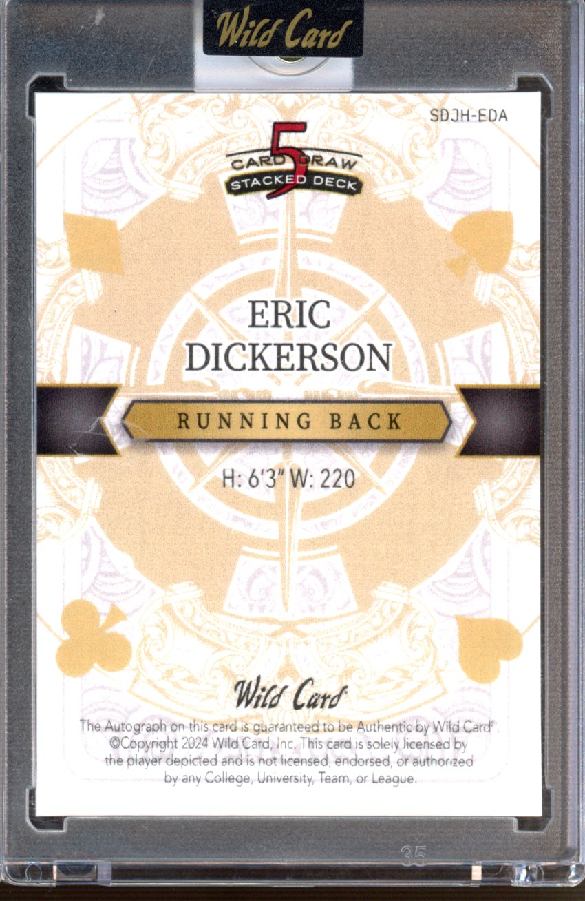 2024 Wild Card Eric Dickerson Auto