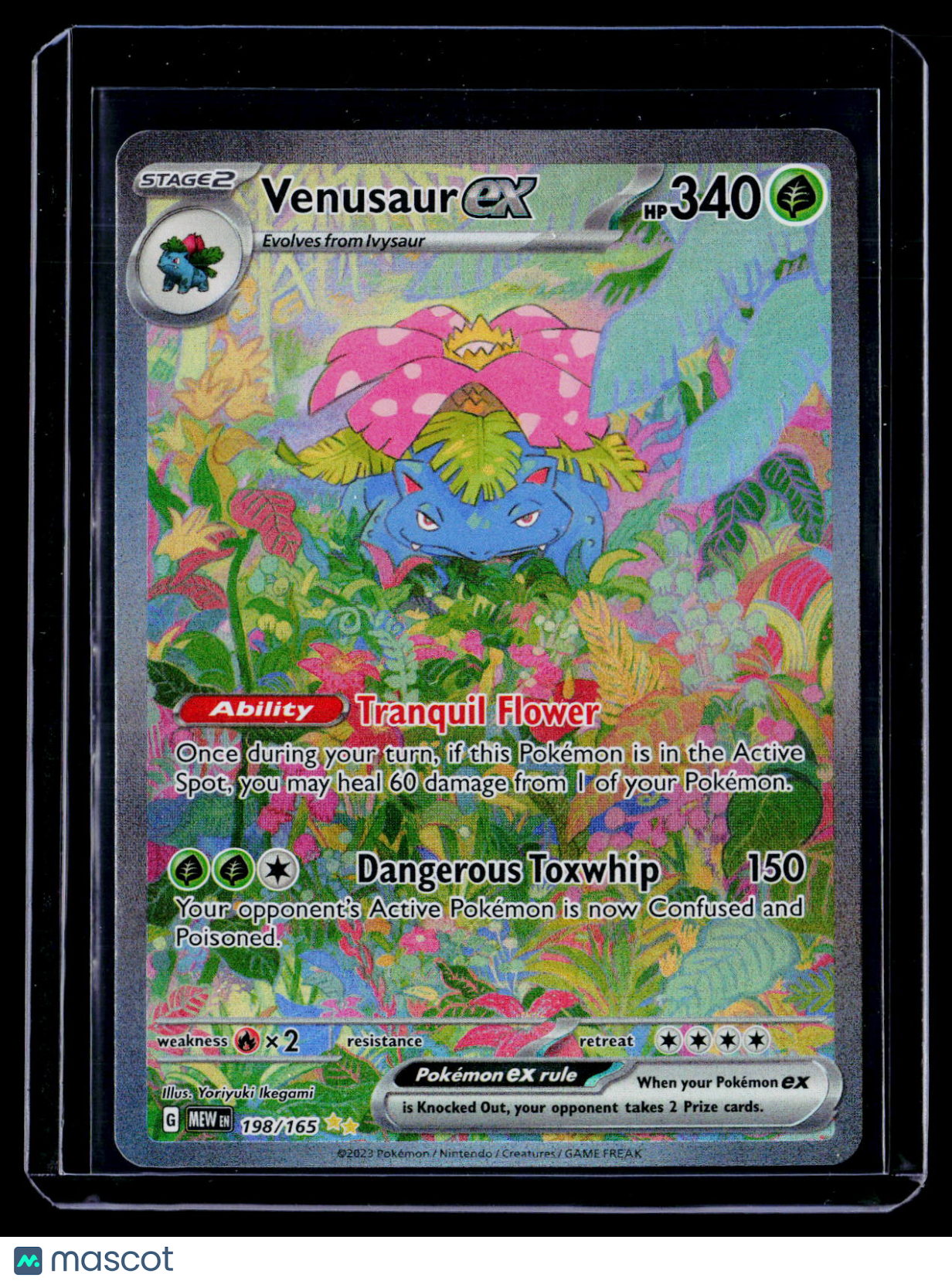 Pokemon Venusaur ex 198 165