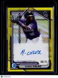 2024 Bowman Robert Calaz Yellow Auto 8/75