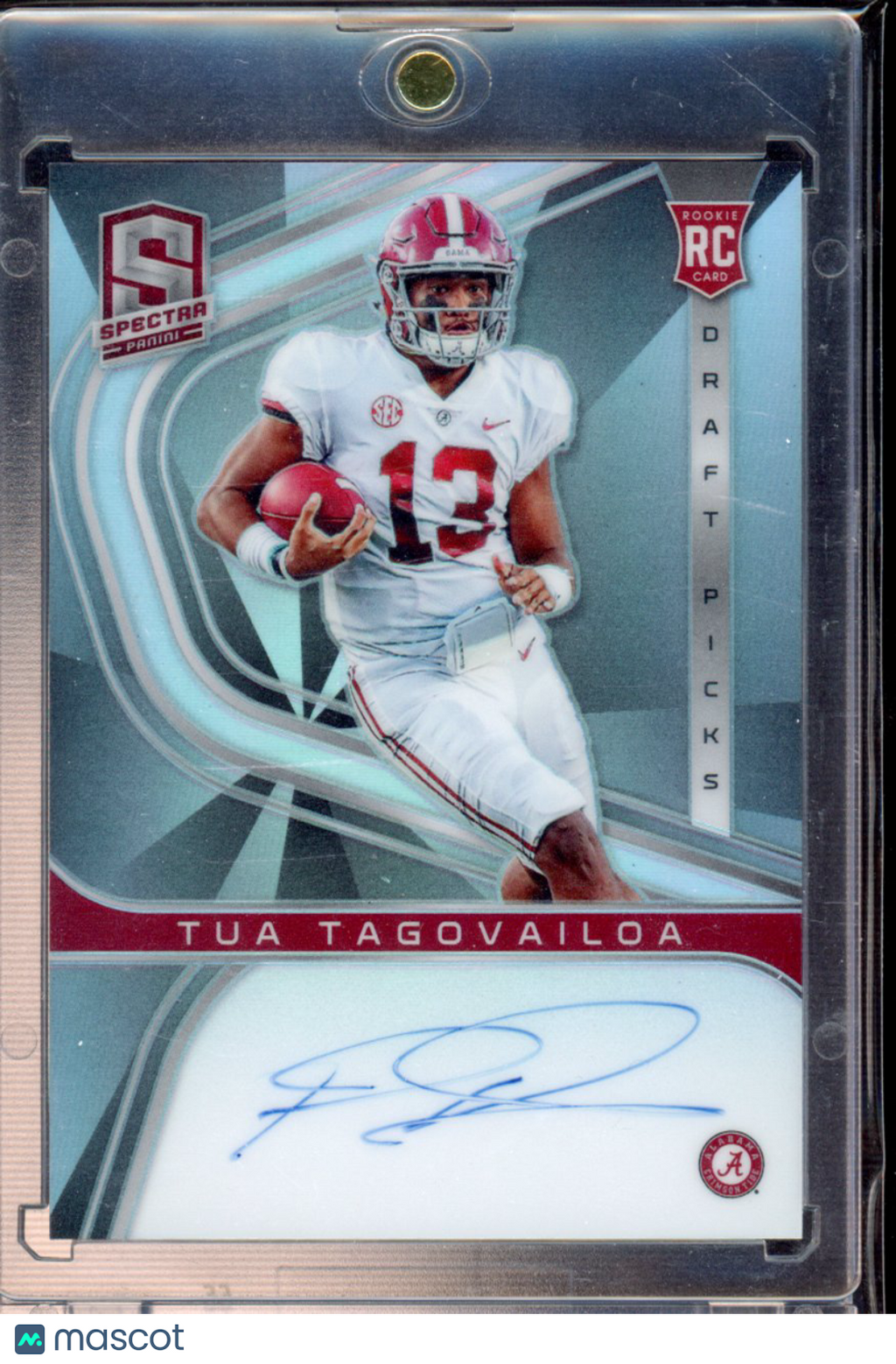 2020 Spectra Draft Picks Tua Tagovailoa Auto RC