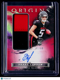 2022 Origins Drake London Rookie Patch Auto Red RPA 51/99 RC