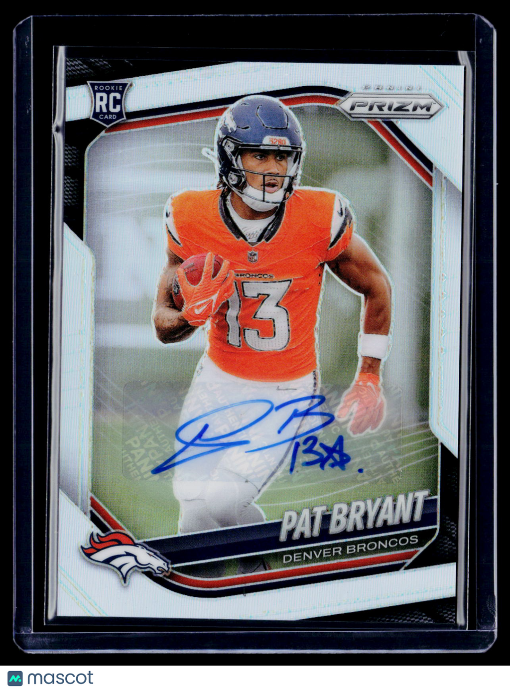 2025 Prizm Pat Bryant Rookie Silver Prizm Auto RC