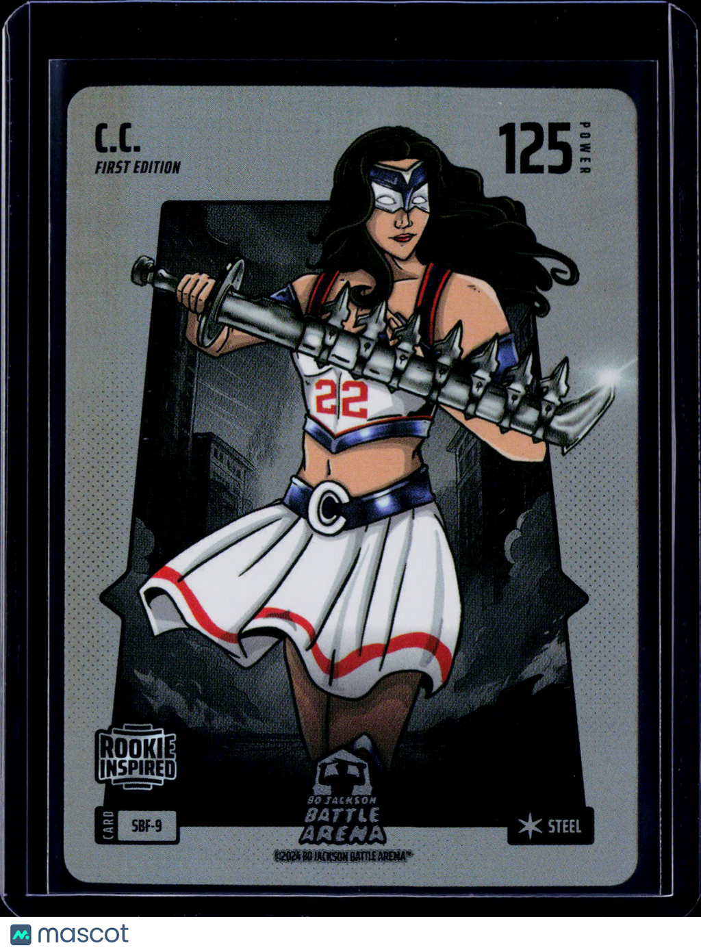 2024 Bo Jackson Battle Arena C.C. Caitlin Clark Silver Battlefoil