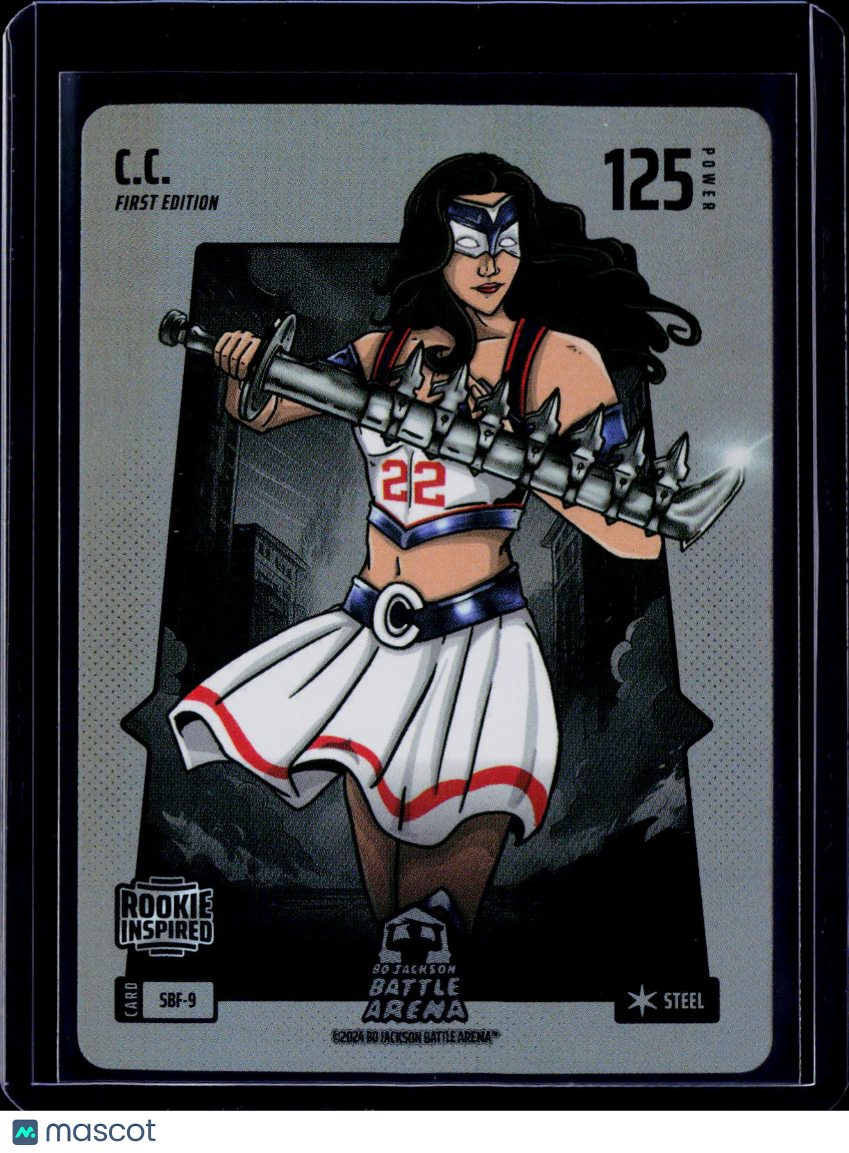 2024 Bo Jackson Battle Arena C.C. Caitlin Clark Silver Battlefoil