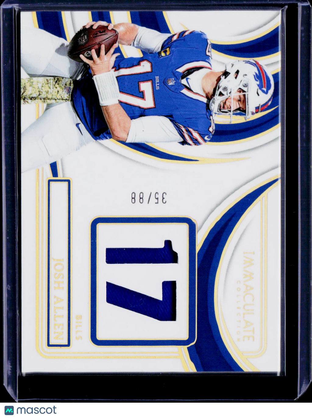 2024 Immaculate Collection Josh Allen Immaculate Material /88