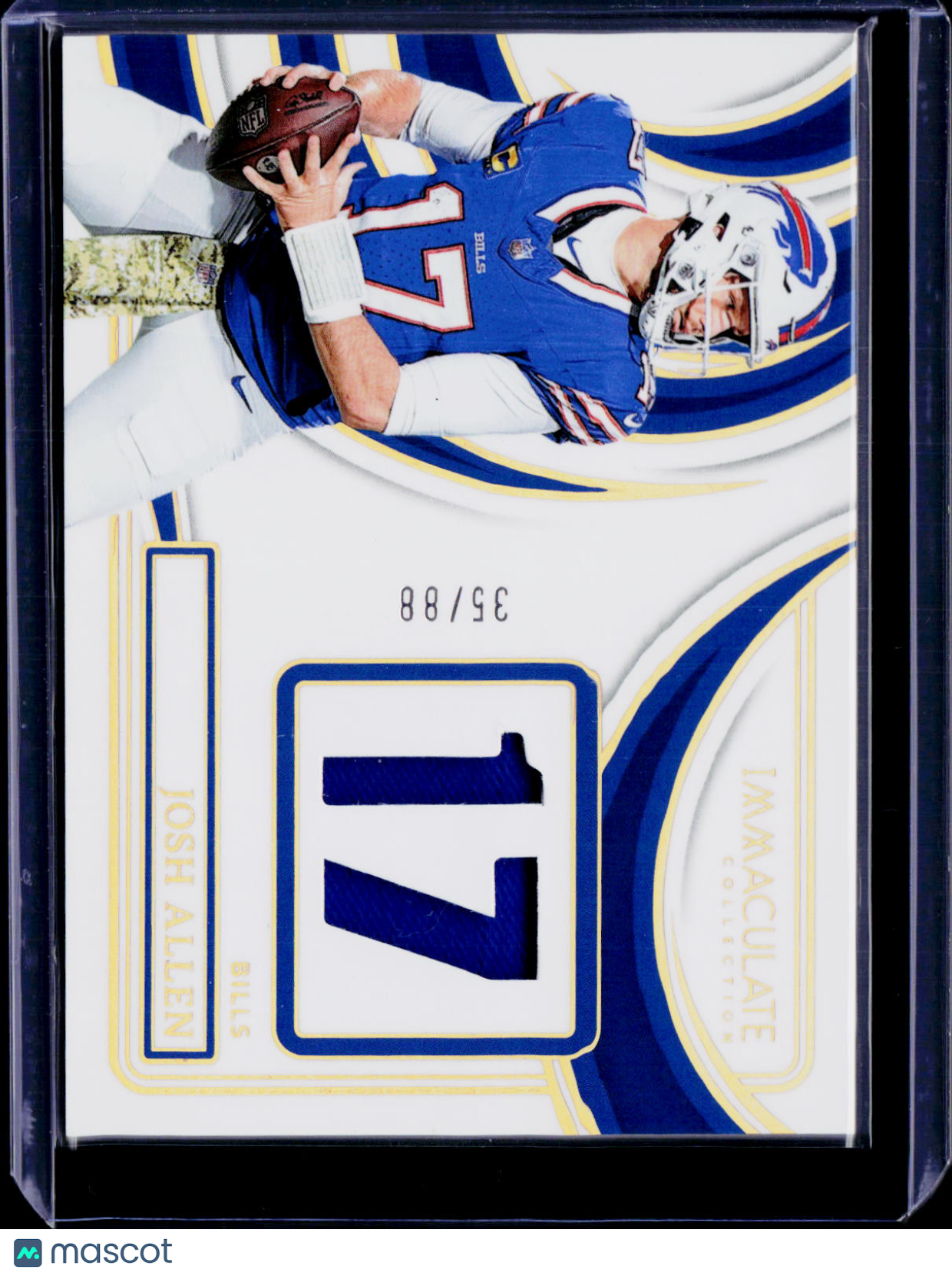 2024 Immaculate Collection Josh Allen Immaculate Material /88