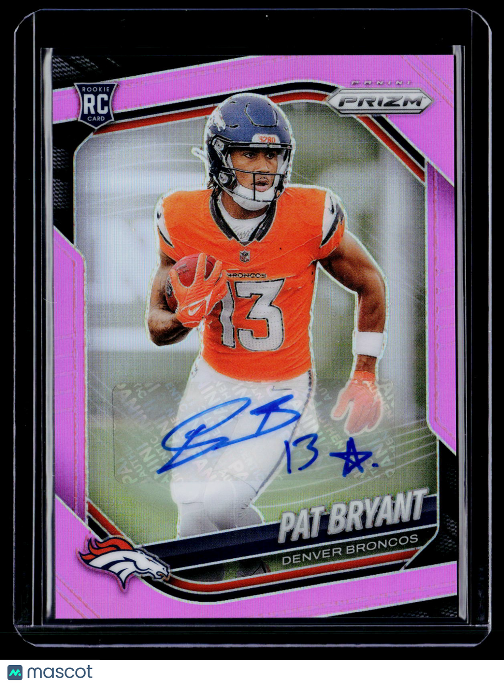 2025 Prizm Pat Bryant Rookie Pink Prizm Auto RC