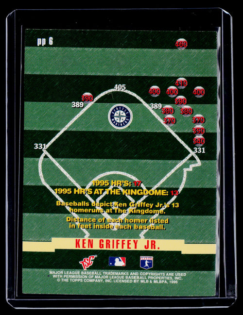 1996 Topps Stadium Club Ken Griffey Jr. Power Packed PP6