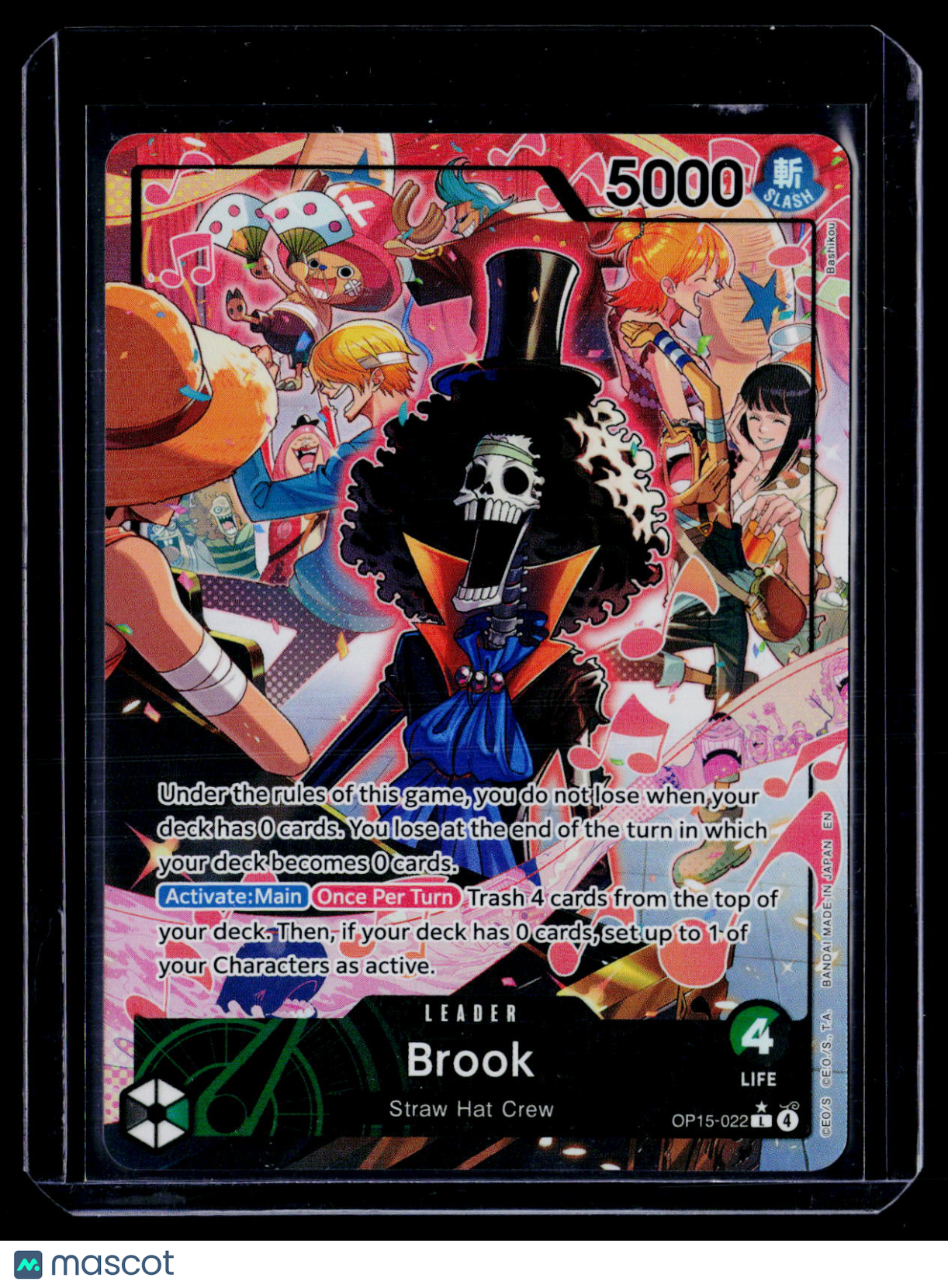 One Piece Brook Alternate Leader OP15-022