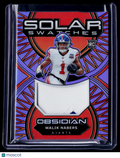 2024 Obsidian Malik Nabers Rookie Solar Swatches Patch 13/49 RC