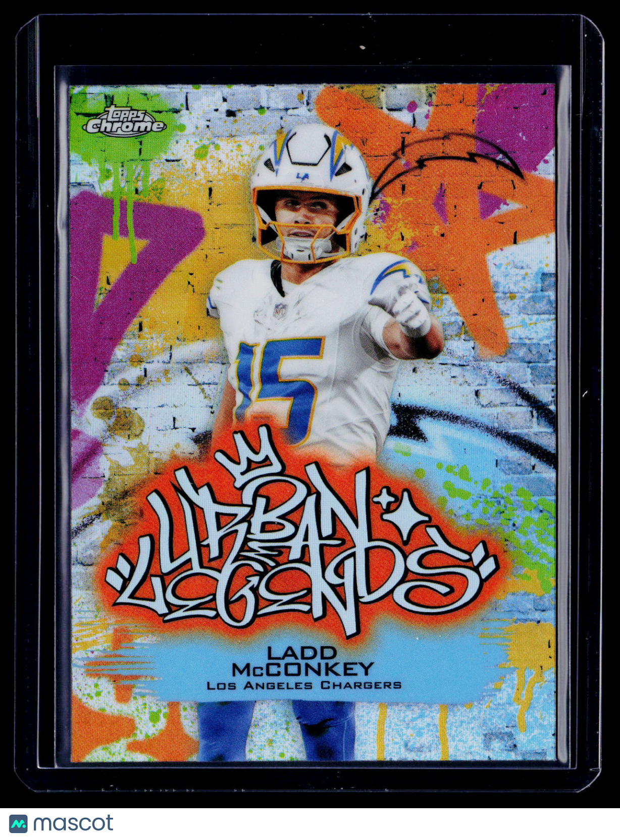2025 Topps Chrome Ladd McConkey Urban Legends Case Hit