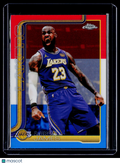 2025-26 Topps Chrome Update LeBron James Red White & Blue