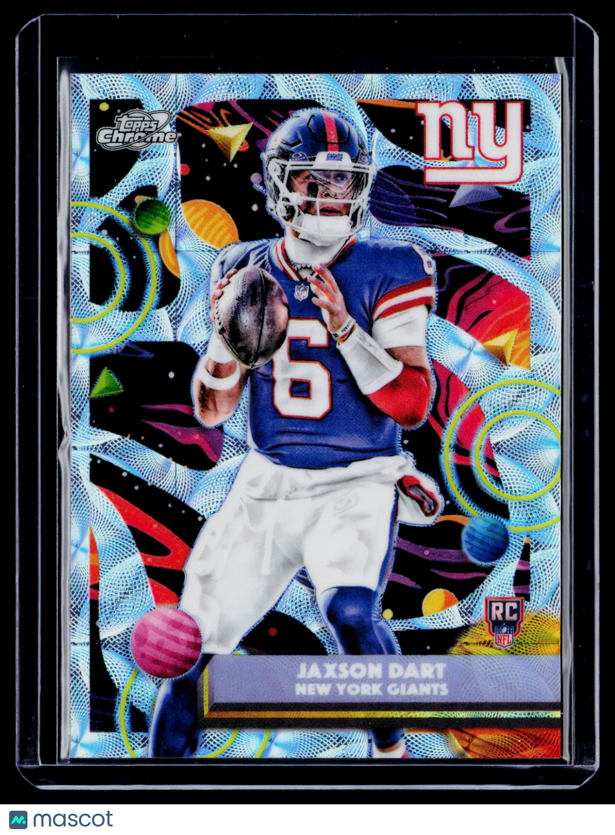 2025 Topps Chrome Cosmic Jaxson Dart Rookie Nucleus RC