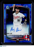 2025 Bowman Draft Riley Quick 1st Bowman Auto 8/199