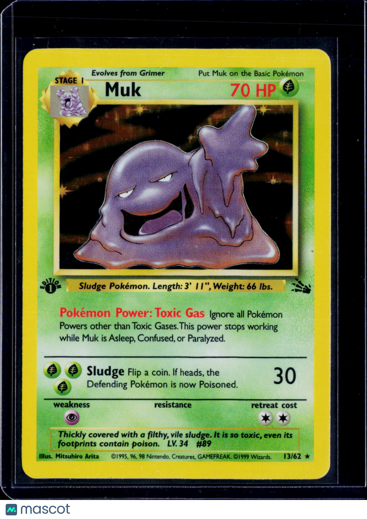 Muk 1st Edition Holo 13/62