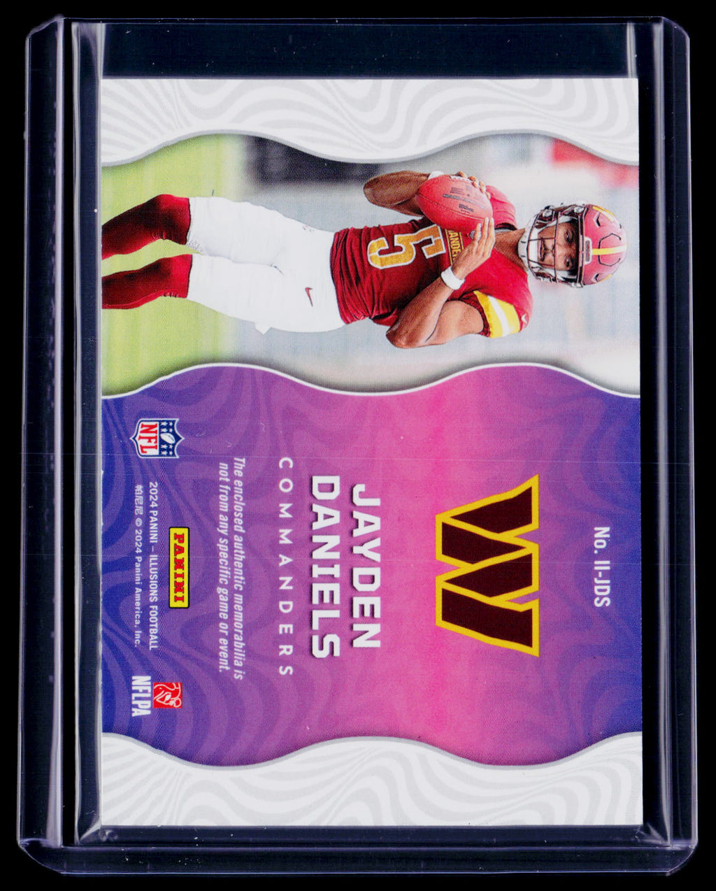 2024 Illusions Jayden Daniels Rookie Instant Impact Patch RC