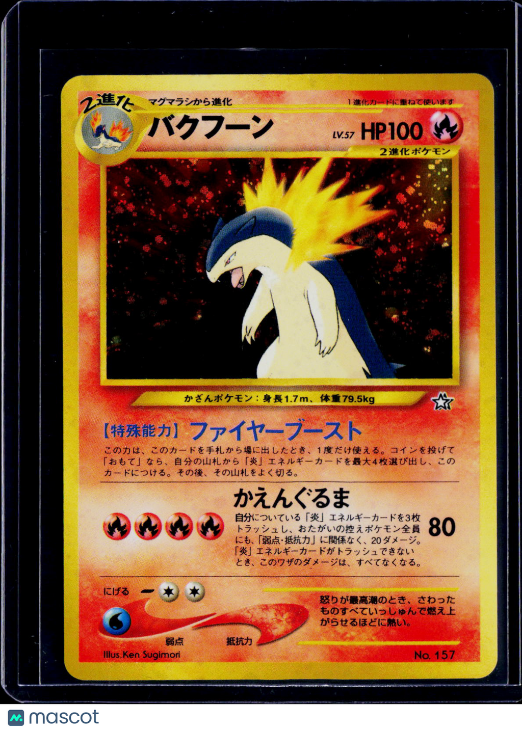 Typhlosion Neo Premium File 1 Holo Japanese