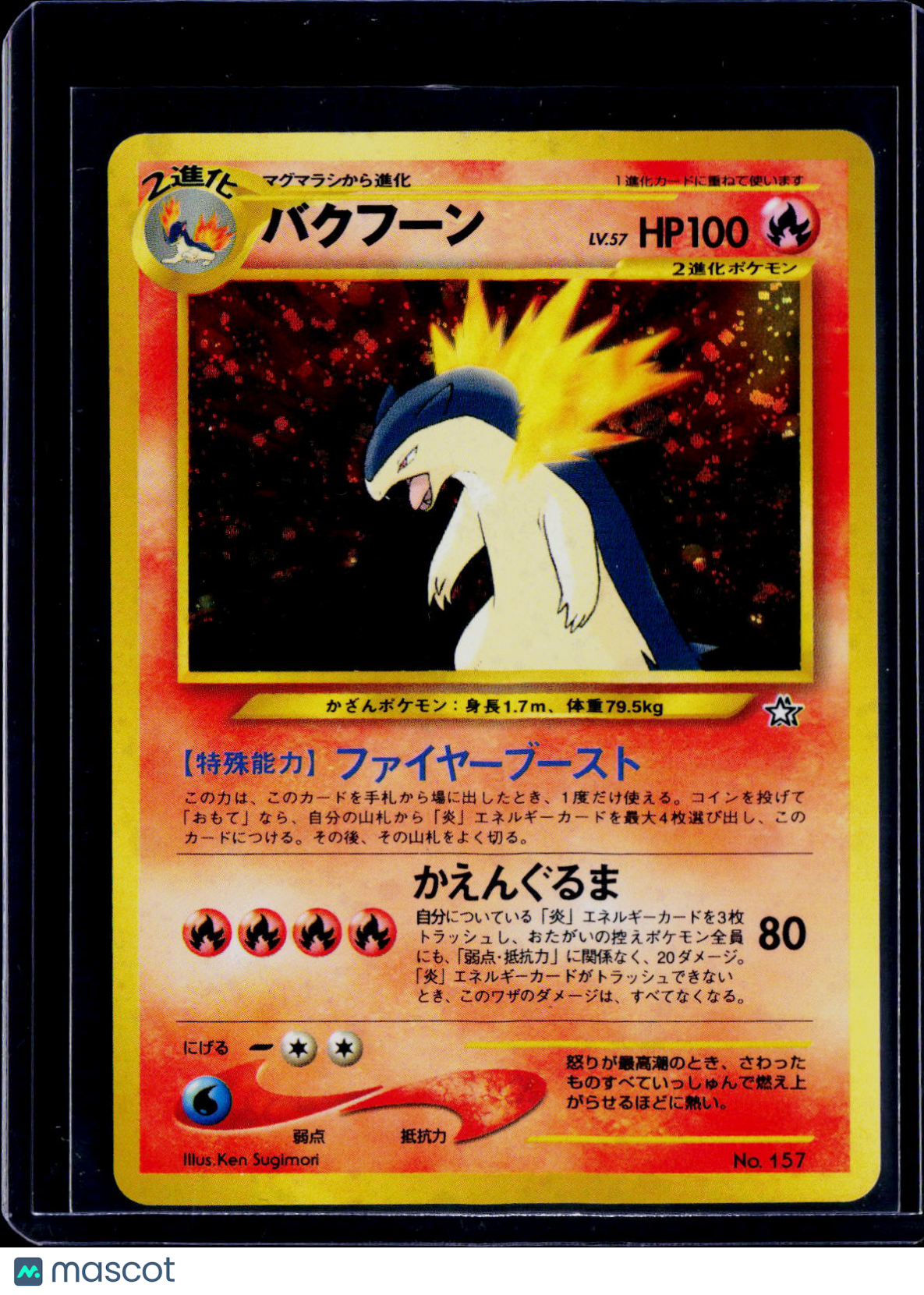 Typhlosion Neo Premium File 1 Holo Japanese