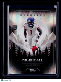 2024 Topps Midnight Malik Nabers Nightball Rookie RC