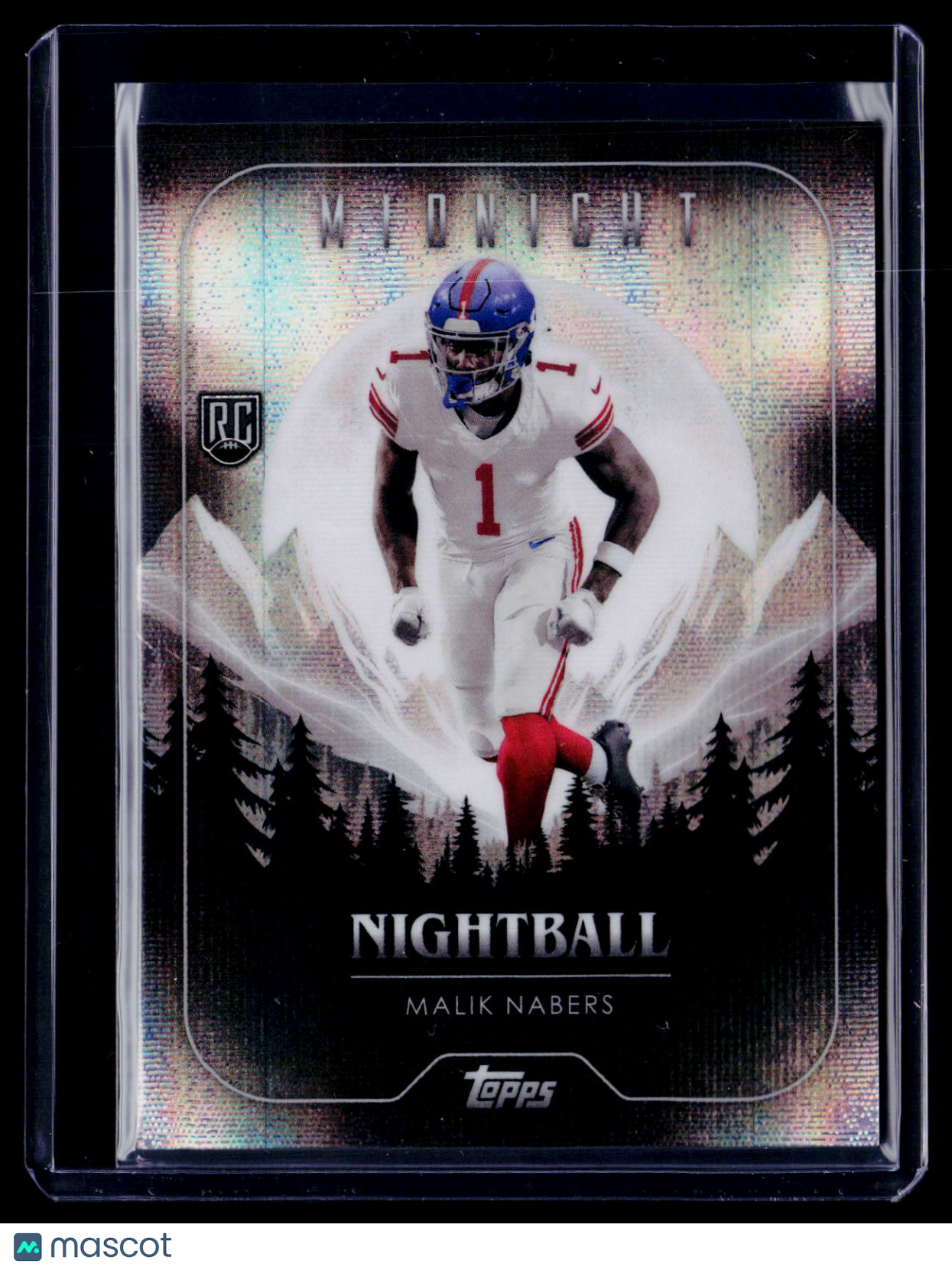 2024 Topps Midnight Malik Nabers Nightball Rookie RC