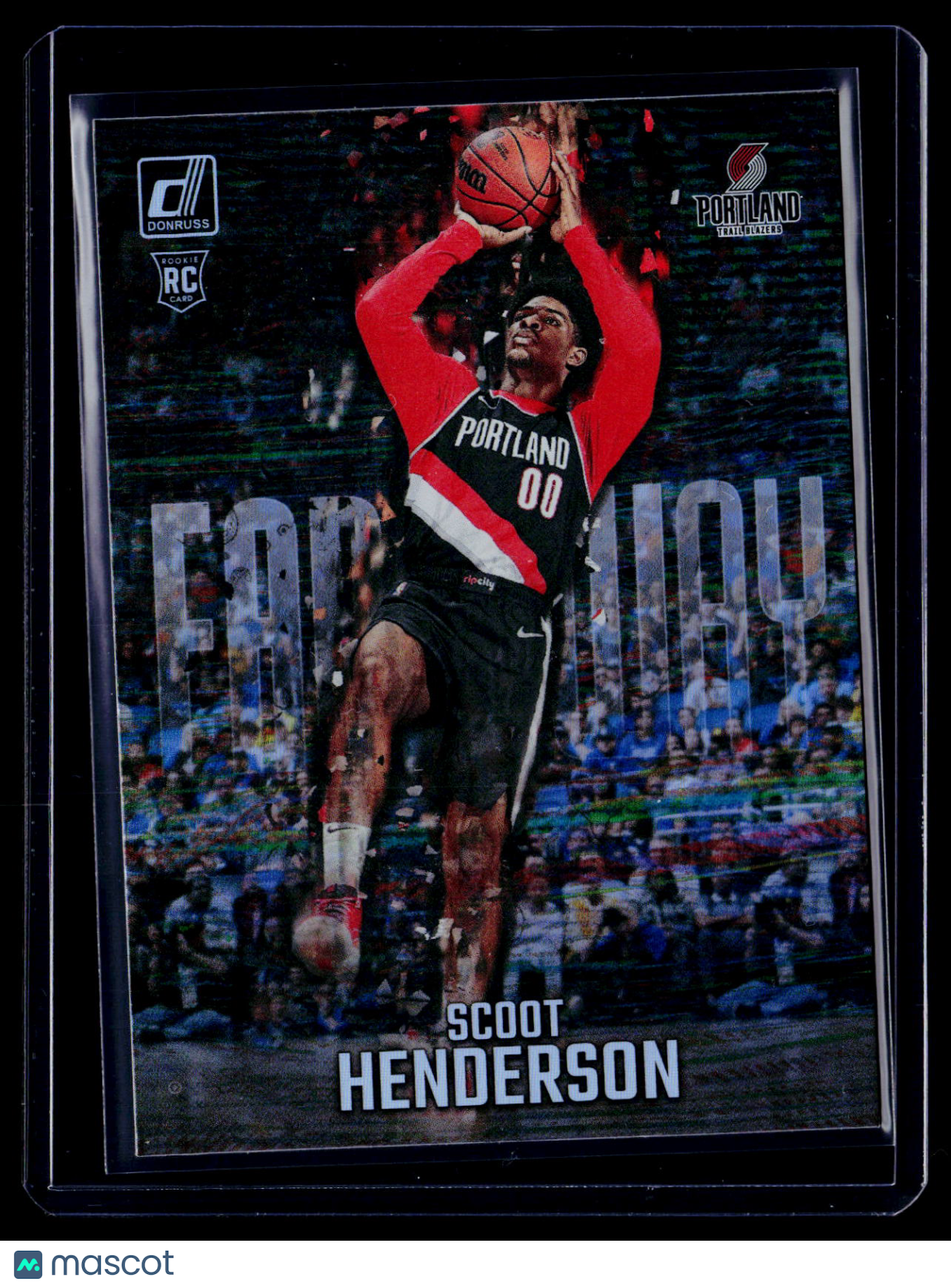 2023-24 Donruss Scoot Henderson Rookie Fade Away SSP Case Hit RC