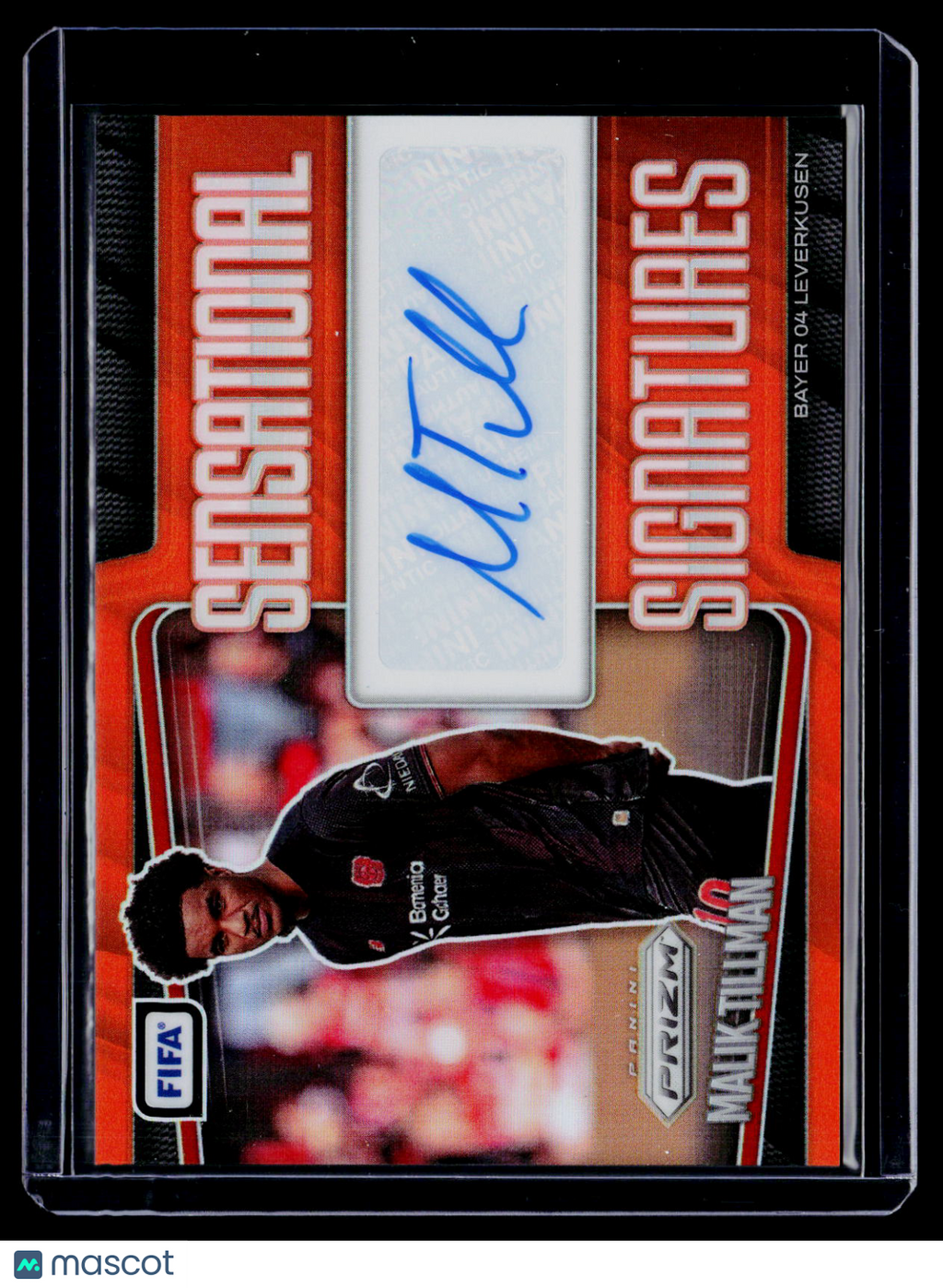 2025-26 Prizm Malik Tillman Sensational Signatures Orange Prizm 21/25
