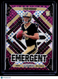 2025 Prizm Tyler Shough Rookie Emergent Purple Power 38/49 RC