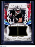 2024 Inception Brock Bowers Rookie Dual Patch 41/75 RC