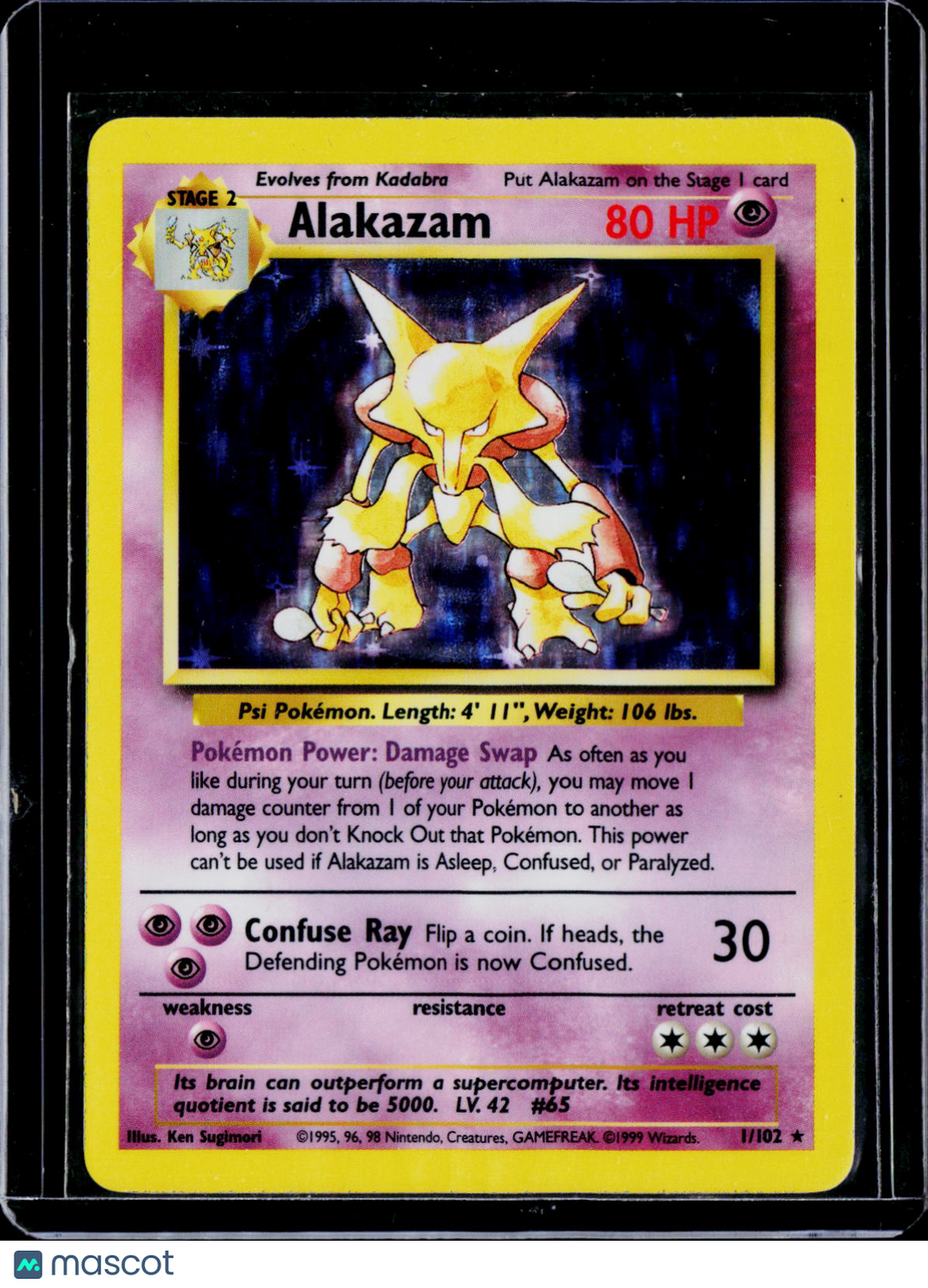 Alakazam Holo 1/102
