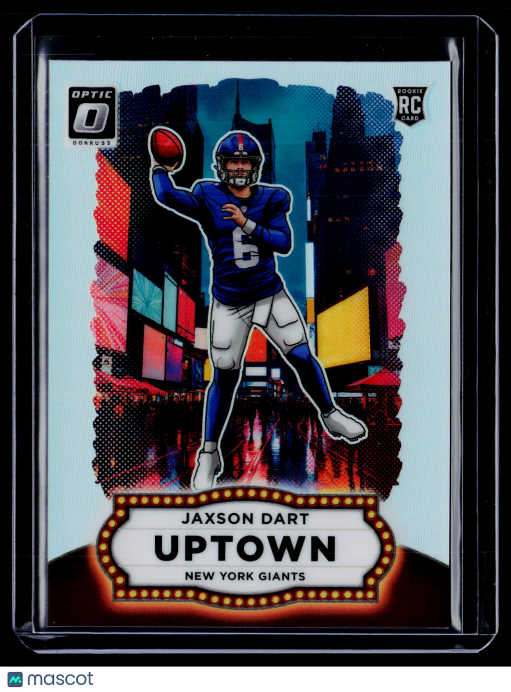 2025 Donruss Optic Jaxson Dart Rookie Uptown Case Hit RC